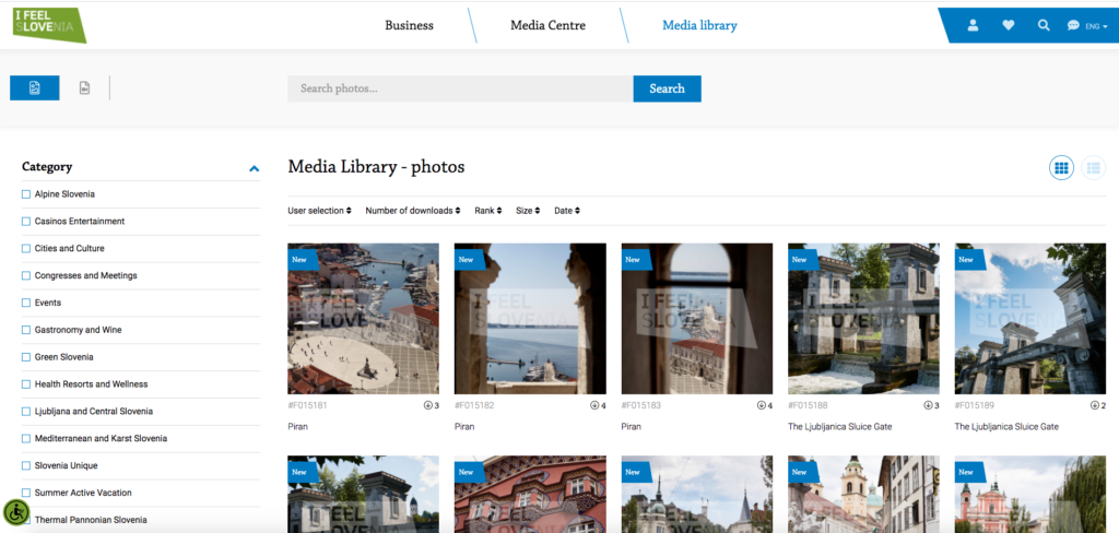 media library destinazioni turistiche
